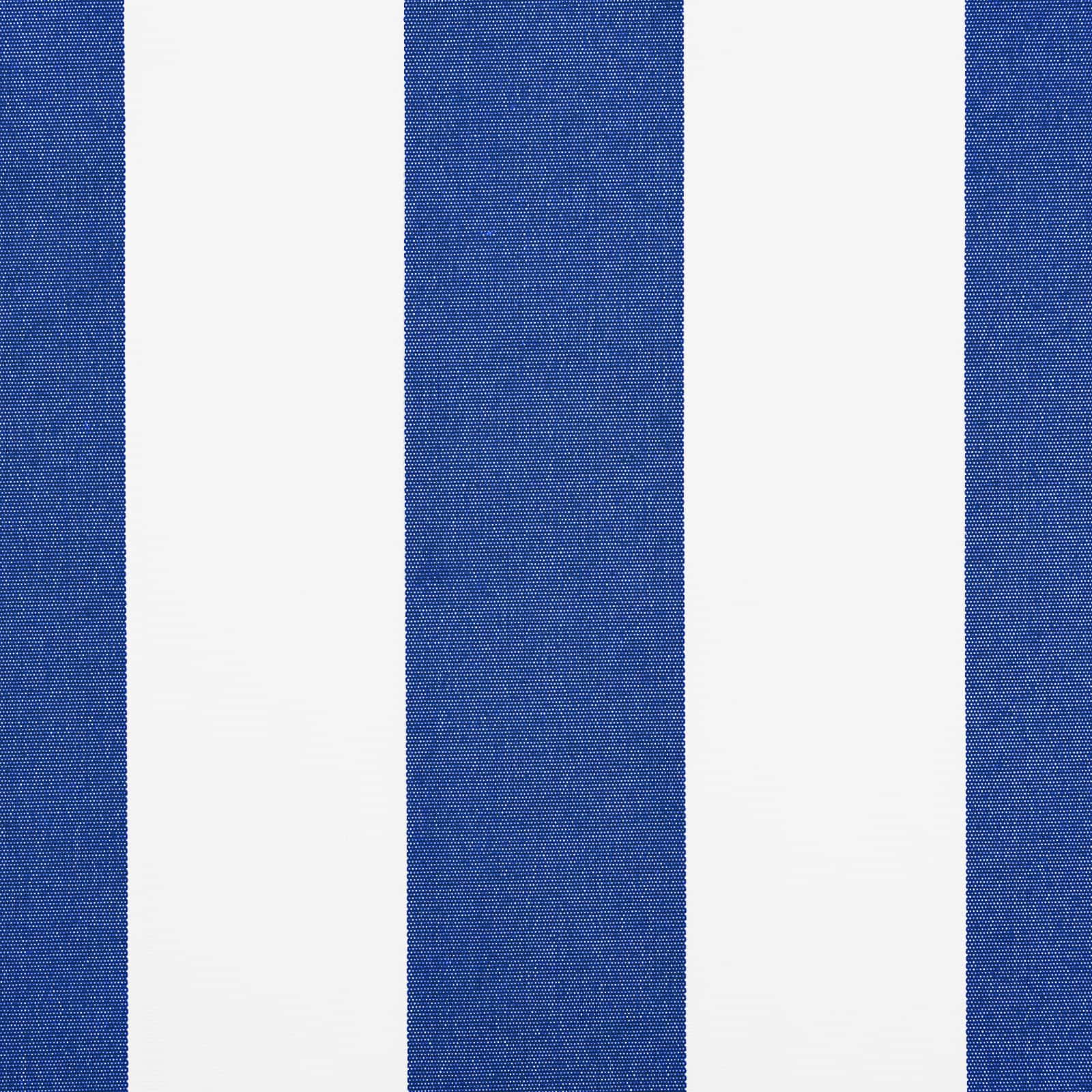 Manuell einziehbare Markise Blau und Weiß 4 x 2 m