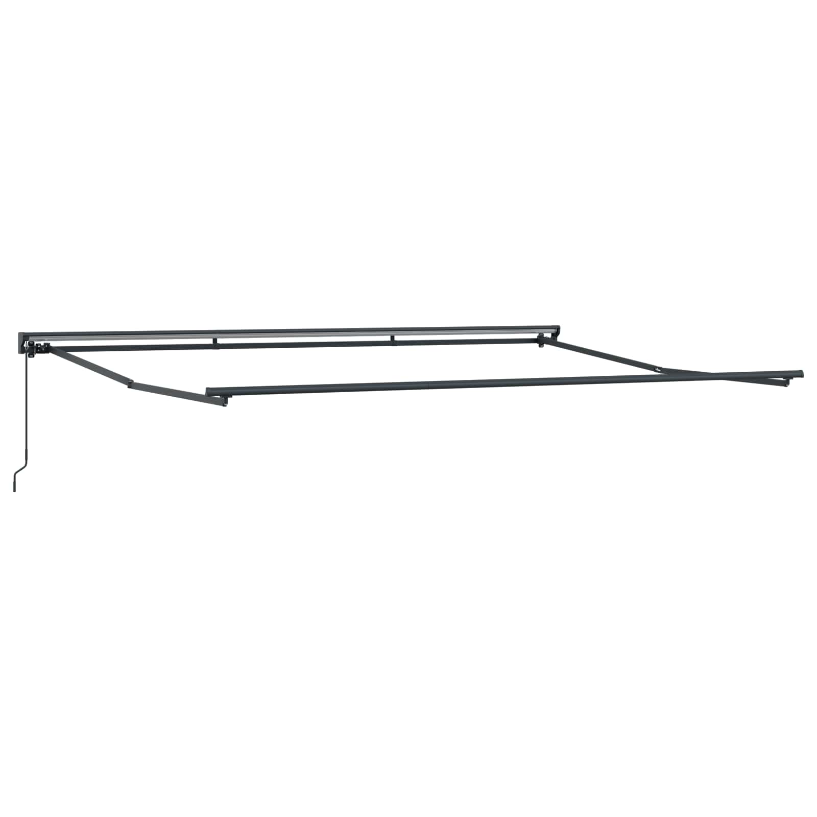 Manuell einziehbare Markise Creme 4 x 2 m