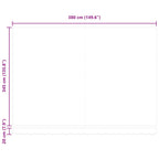 Manuell einziehbare Markise Gelb und Orange 4 × 3,5 m
