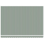 Manueller Markisenrahmen mit LEDs Grün und Weiß 5 x 3 m