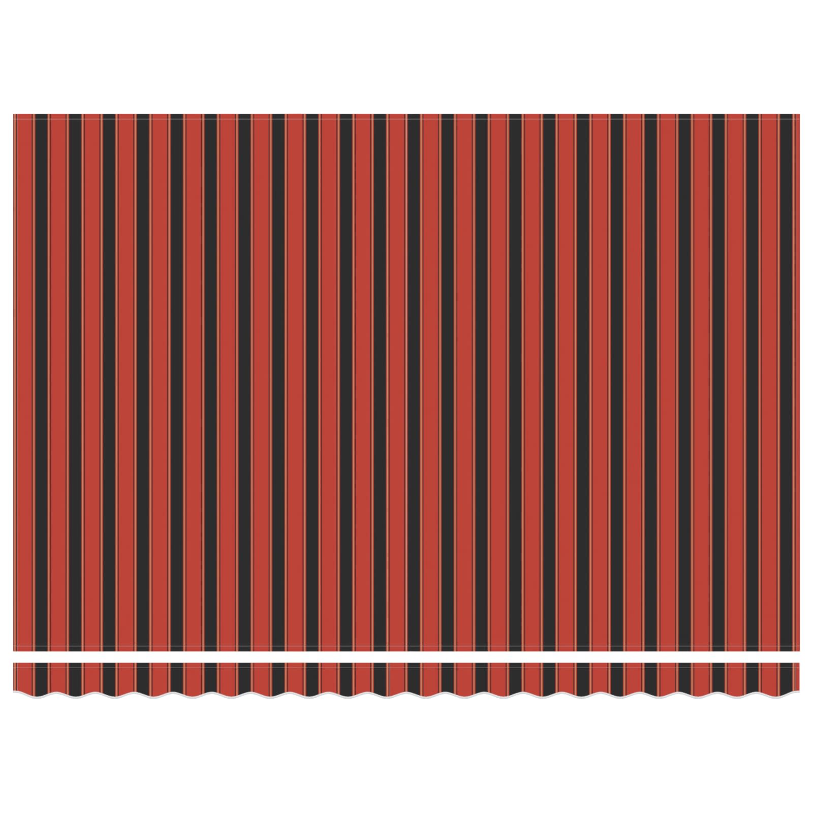 Manueller Markisenrahmen mit LEDs 5 x 3,5 m