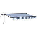 Manueller Markisenrahmen mit LEDs 3,5 x 2 m