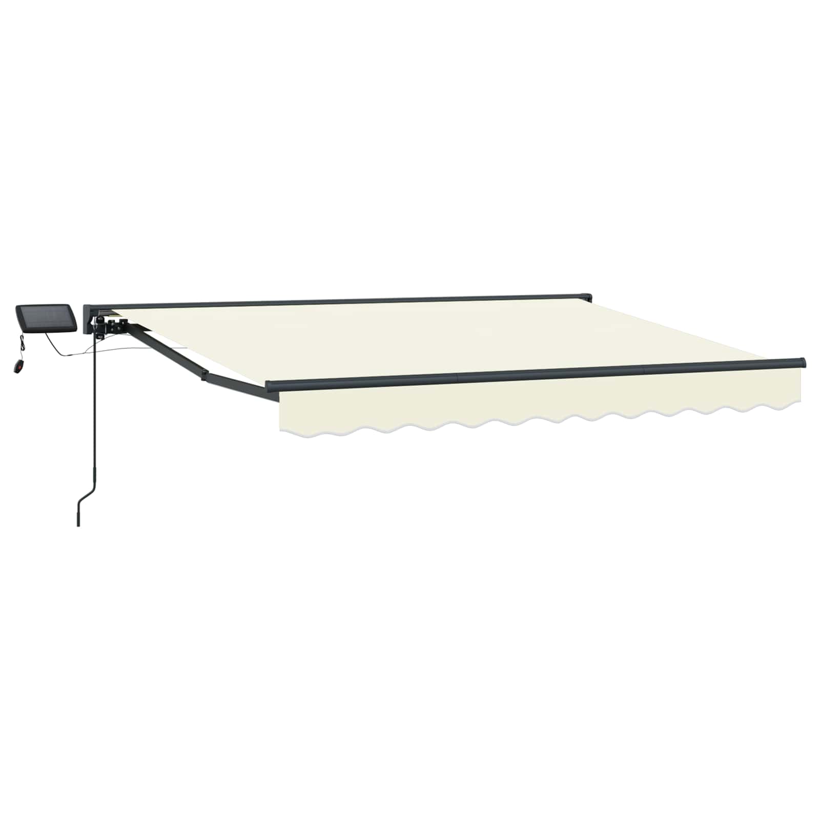 Manueller Markisenrahmen mit LEDs 3,5 x 2,5 m