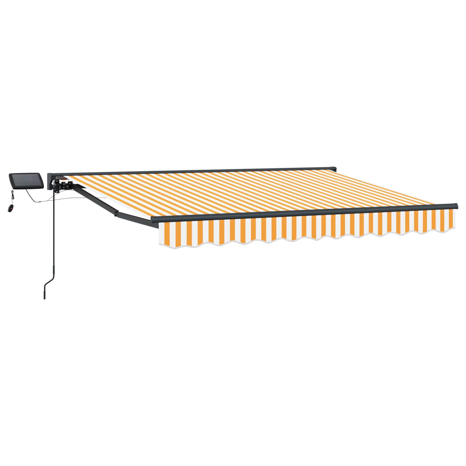 Manueller Markisenrahmen mit LEDs 3,5 x 2,5 m