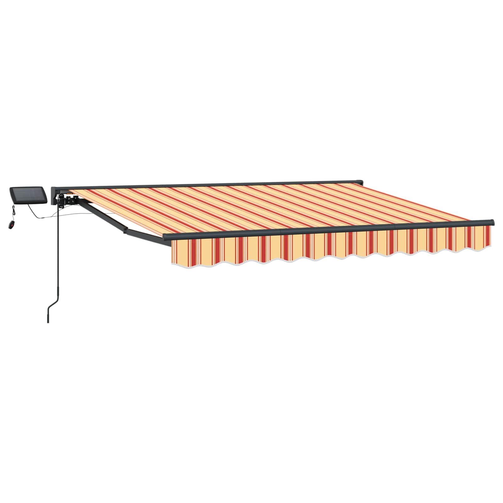 Manueller Markisenrahmen mit LEDs 3,5 x 2,5 m