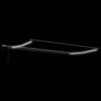 Manueller Markisenrahmen mit LEDs Braun und Anthrazit 4 × 3,5 m