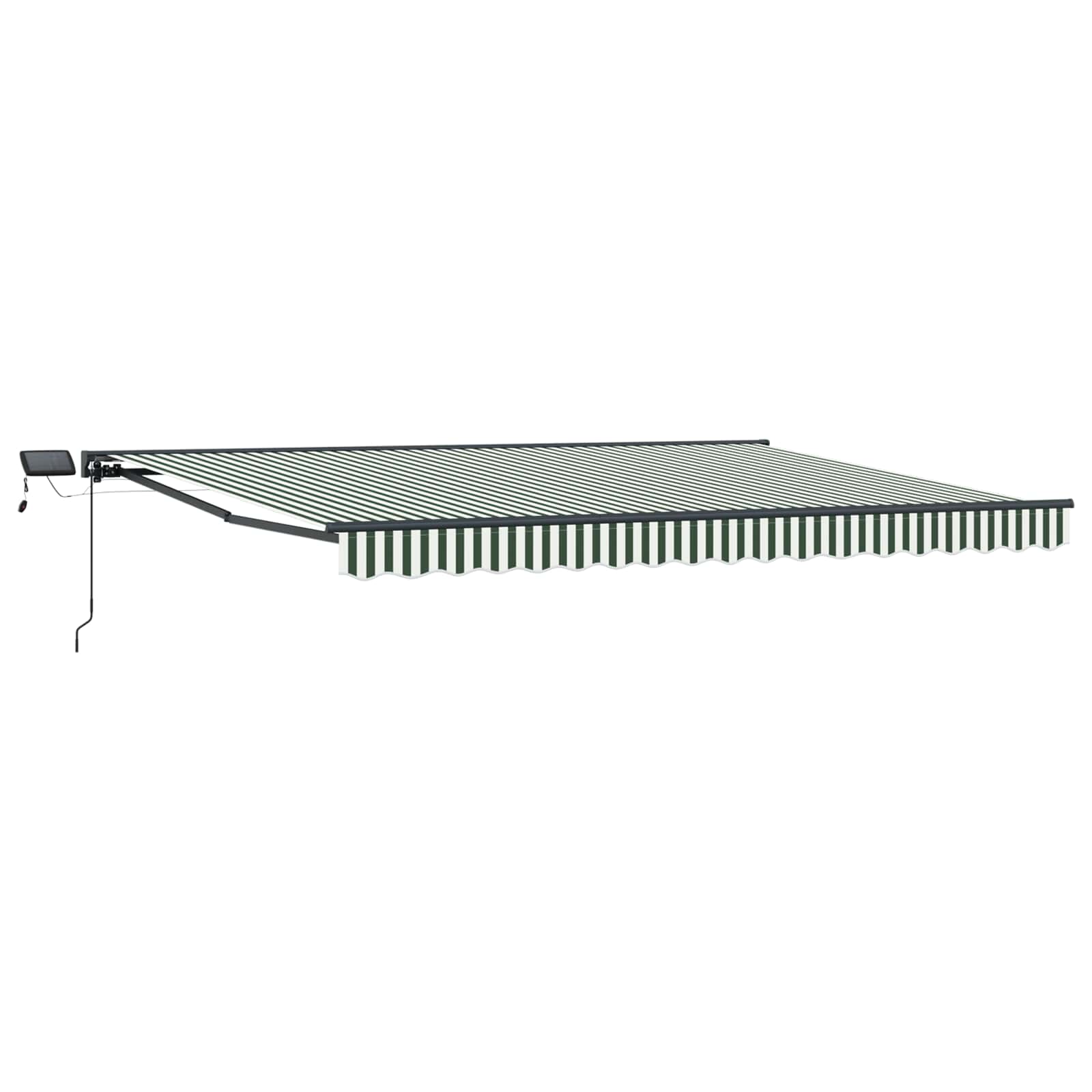 Manueller Markisenrahmen mit LEDs 4,5 × 3 m