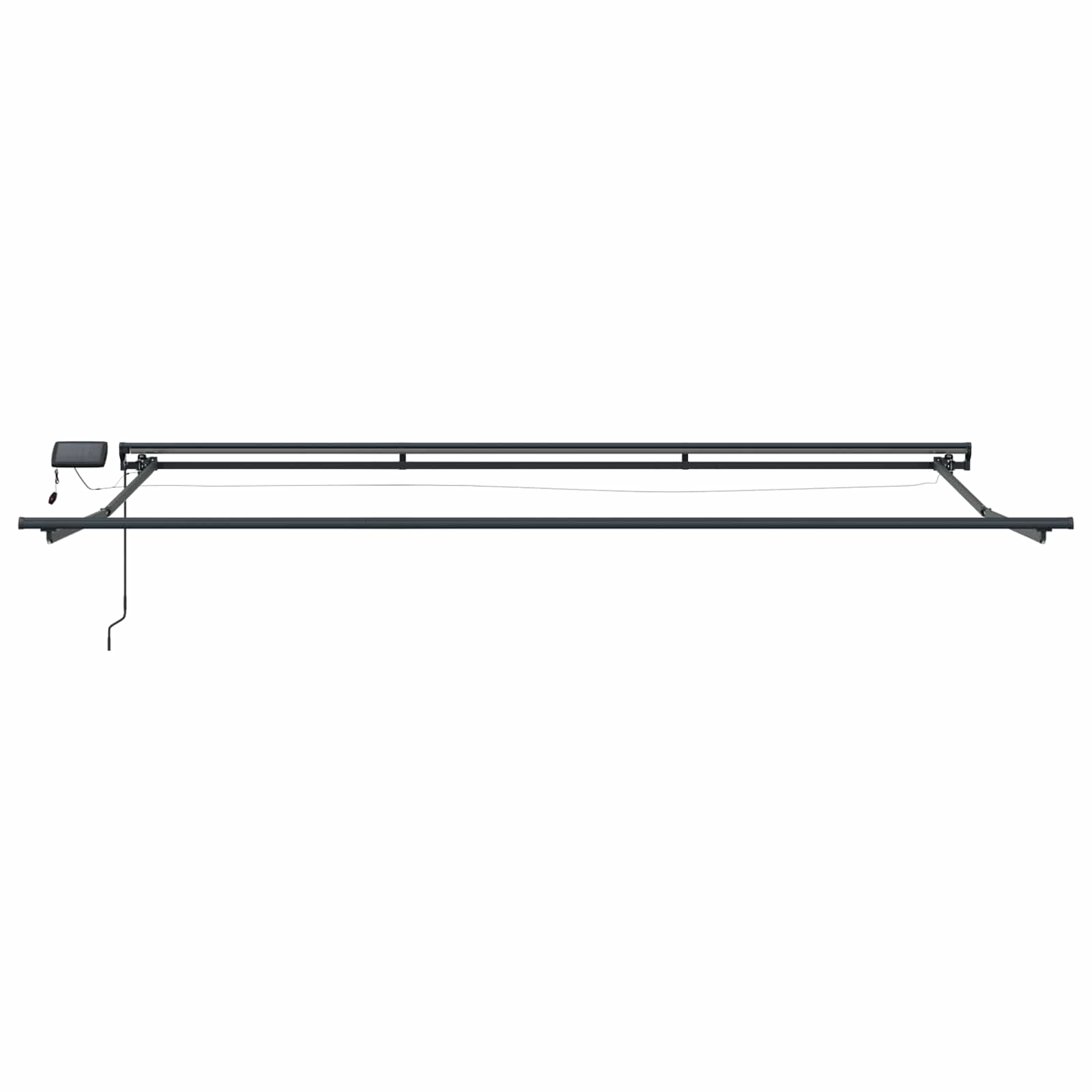 Manueller Markisenrahmen mit LEDs 4,5 x 3,5 m