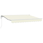 Elektrische ausziehbare Markise Creme 3 x 2,5 m