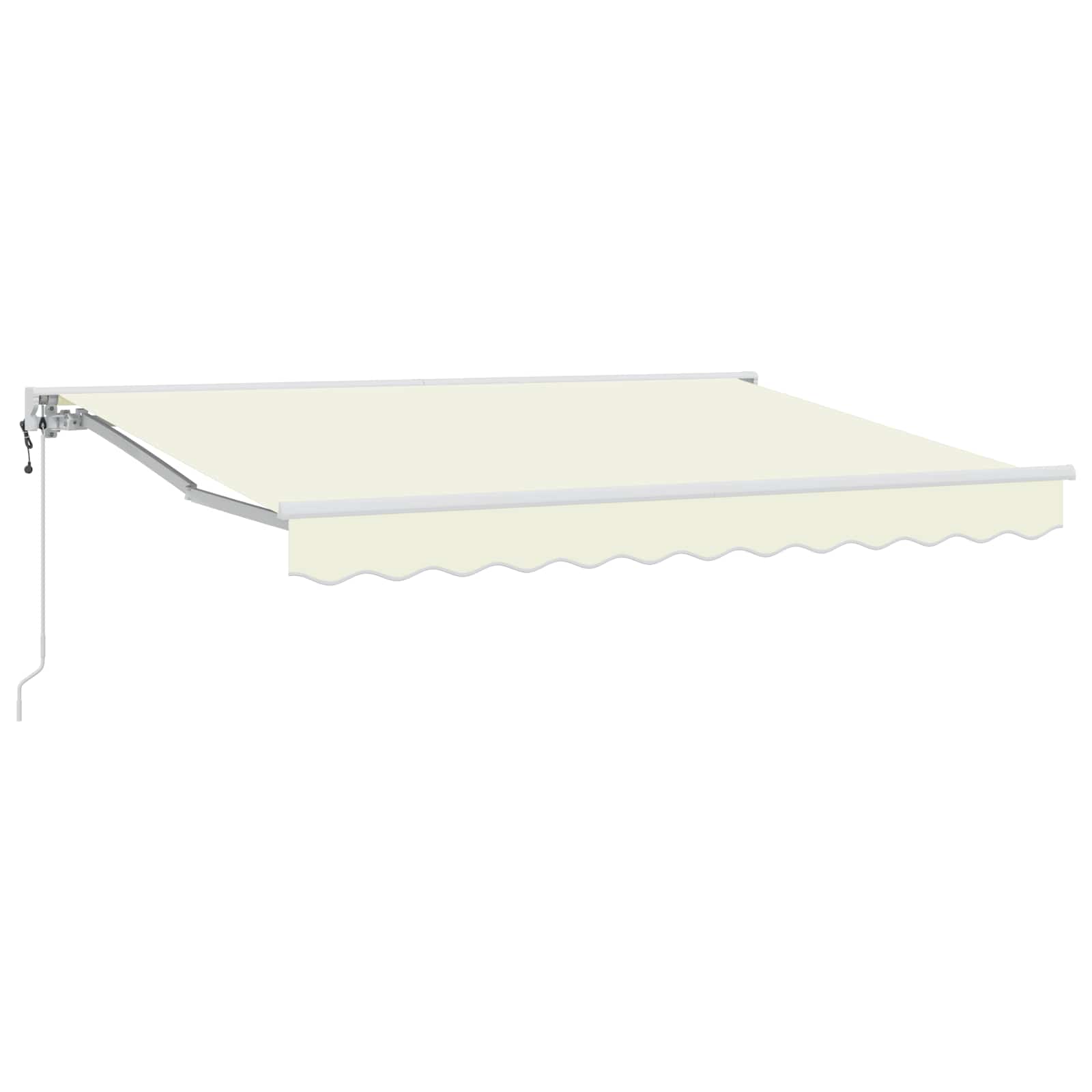 Elektrische ausziehbare Markise Creme 3 x 2,5 m