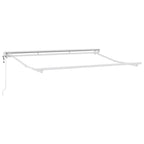 Elektrische ausziehbare Markise Gelb und Orange 3,5 x 2,5 m