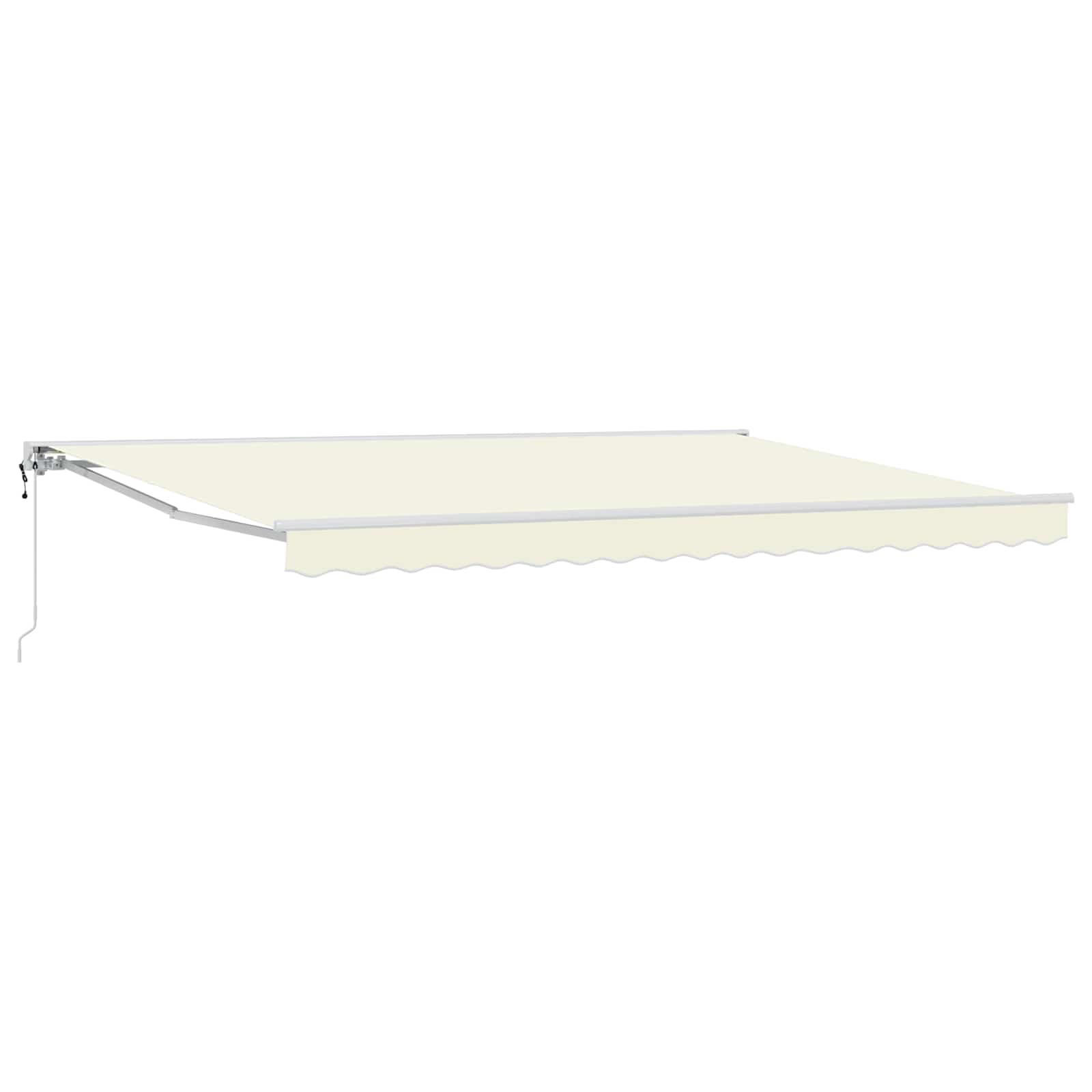 Elektrische ausziehbare Markise Creme 4,5 x 3,5 m