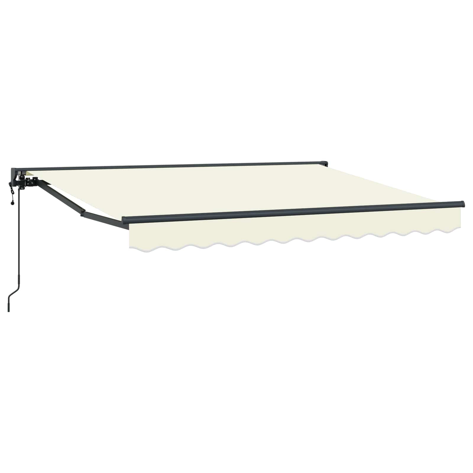 Elektrische ausziehbare Markise Creme 2,5 x 2 m