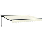 Elektrische ausziehbare Markise Creme 3,5 x 2 m