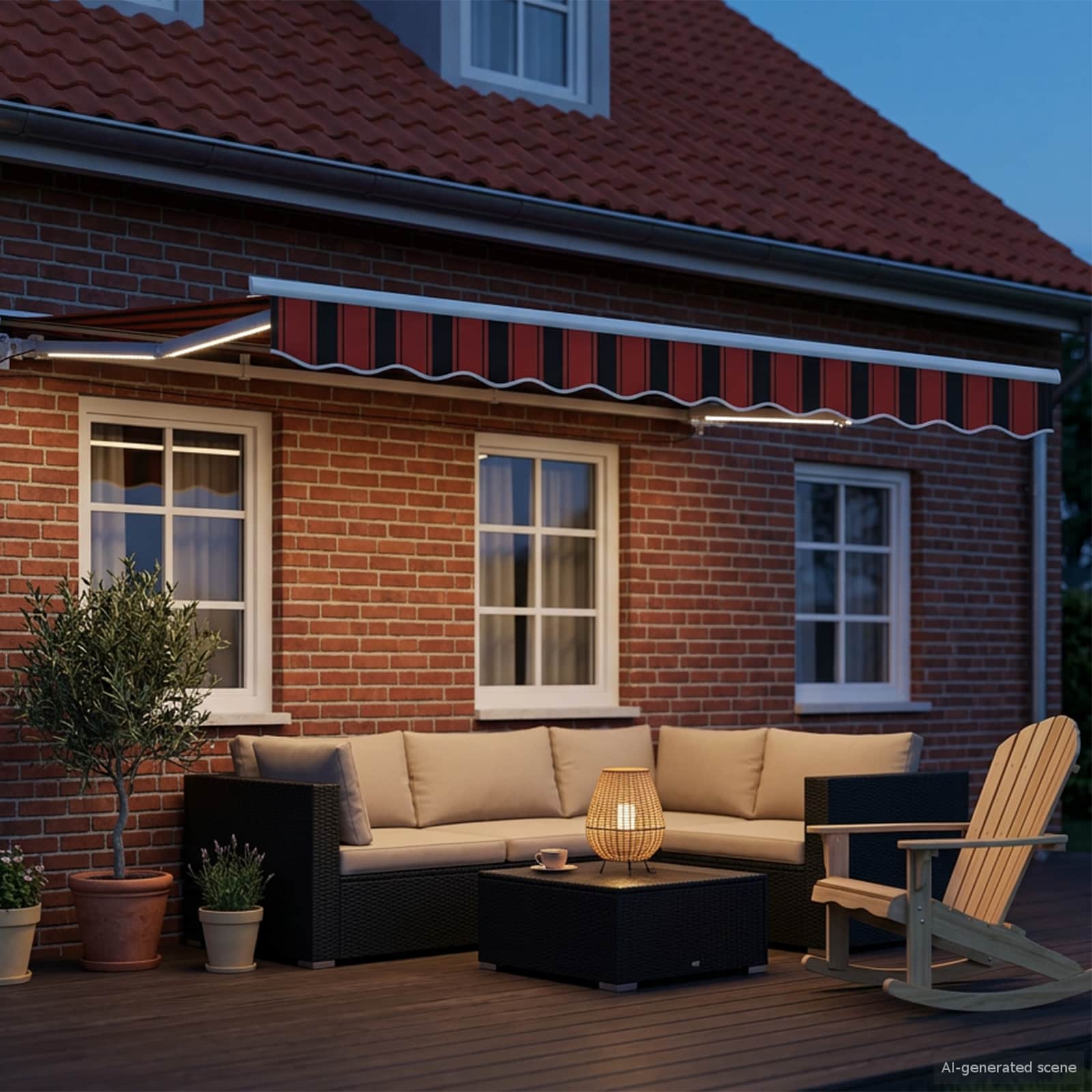 Elektrische ausziehbare Markise 3 x 2,5 m