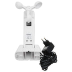Elektrische ausziehbare Markise Blau und Weiß 4,5 x 3,5 m