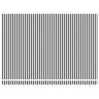Elektrische ausziehbare Markise Anthrazit und Weiß 5 x 3 m