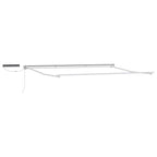 Elektrische ausziehbare Markise Weiß 5 x 3 m