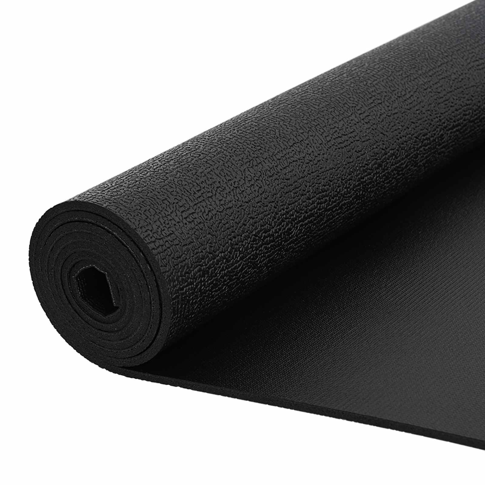 Sport Schutzmatte Schwarz 180 x 75 x 0,6 cm Hochdichtes PVC