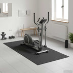 Sport Schutzmatte Schwarz 200 x 90 x 0,6 cm Hochdichtes PVC