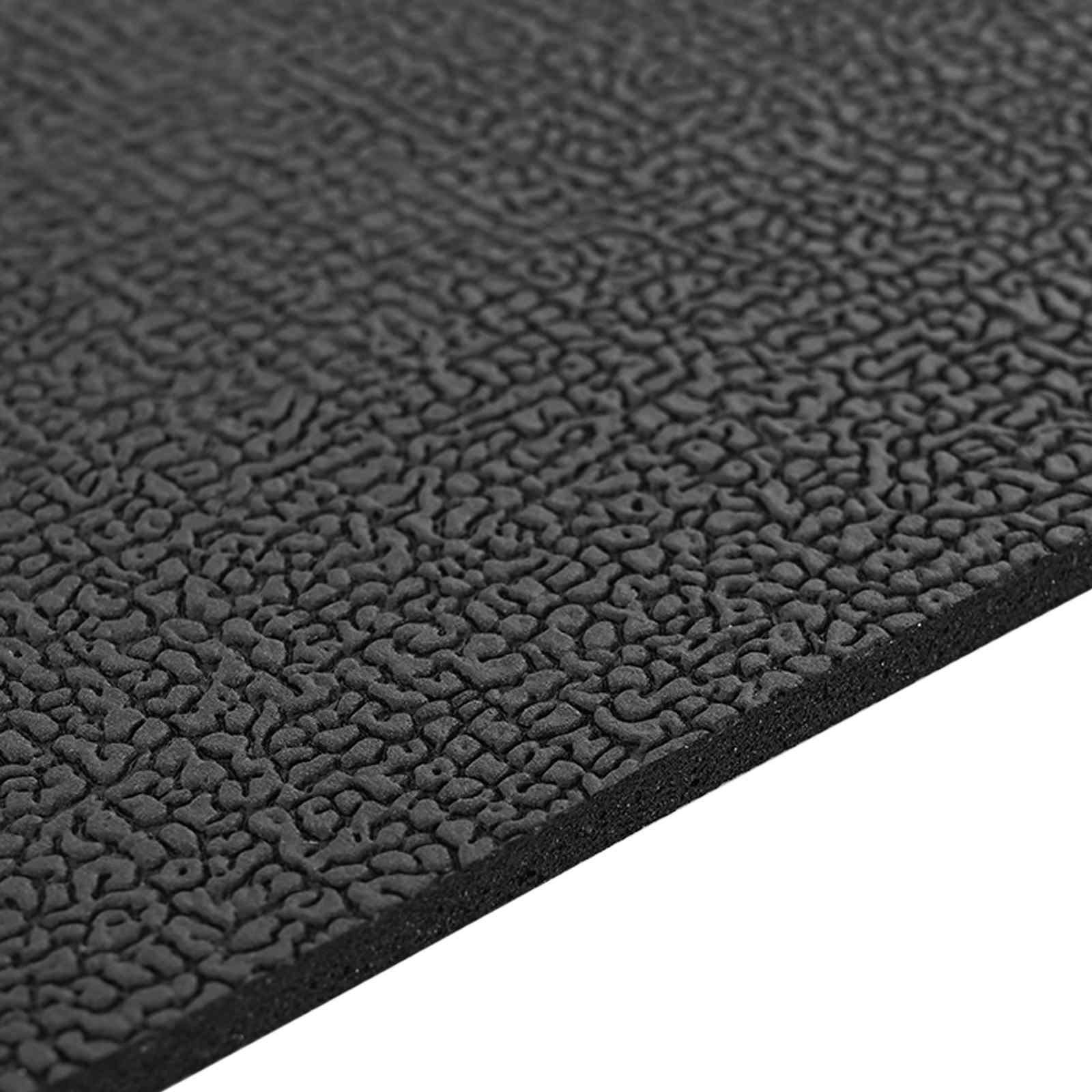 Sport Schutzmatte Schwarz 213 x 152 x 0,6 cm Hochdichtes PVC