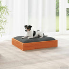 Hundebett Wachsbraun 51,5 x 44 x 9 cm Massivholz Kiefer