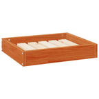Hundebett Wachsbraun 51,5 x 44 x 9 cm Massivholz Kiefer