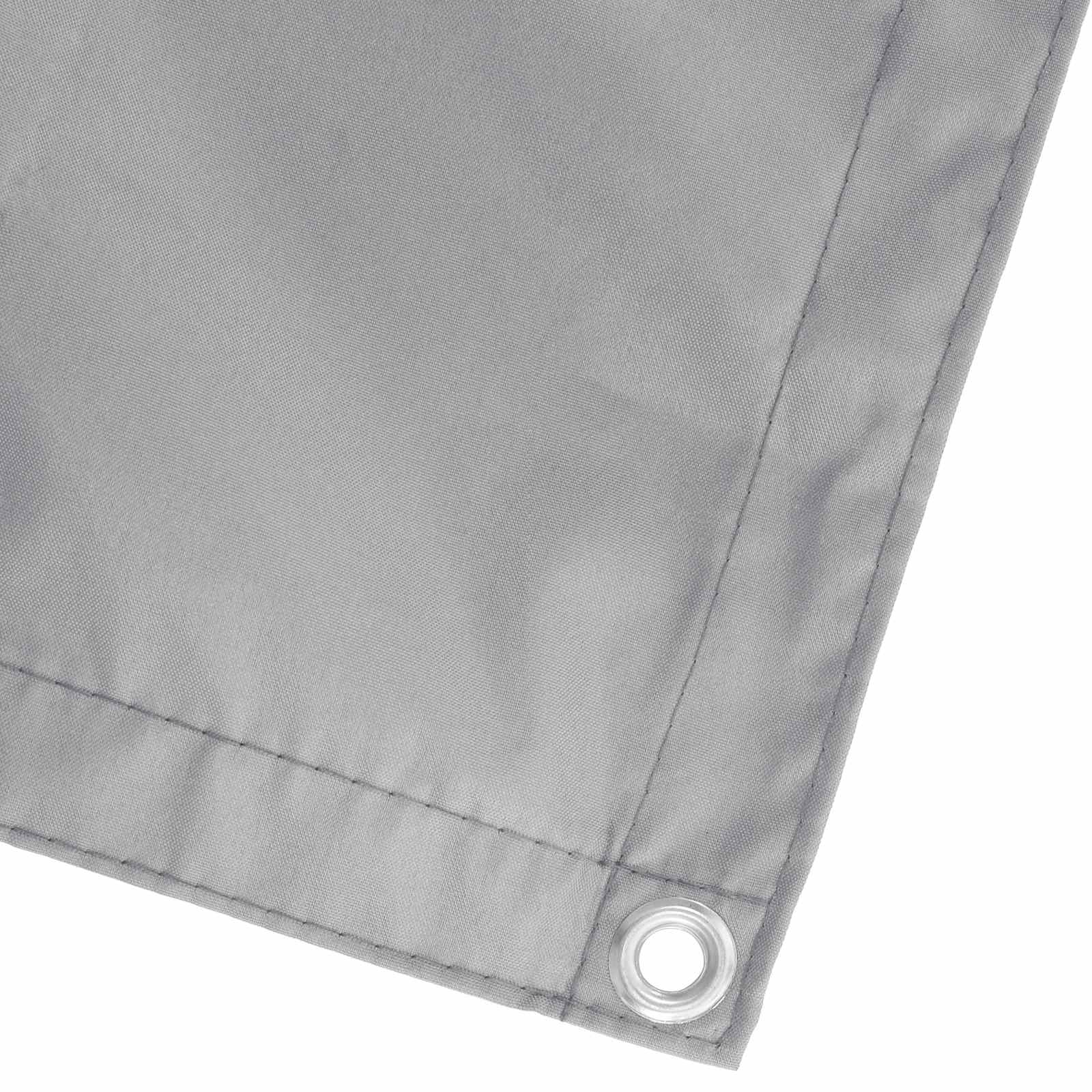 Balkonsichtschutz Hellgrau 100 x 600 cm Oxford-Stoff