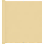 Balkonsichtschutz Sand 110 x 400 cm Oxford-Stoff