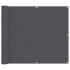 Balkonsichtschutz Anthrazit 100 x 300 cm Oxford-Stoff