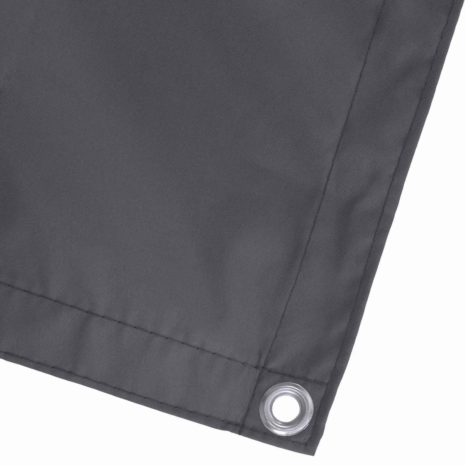 Balkonsichtschutz Anthrazit 100 x 500 cm Oxford-Stoff