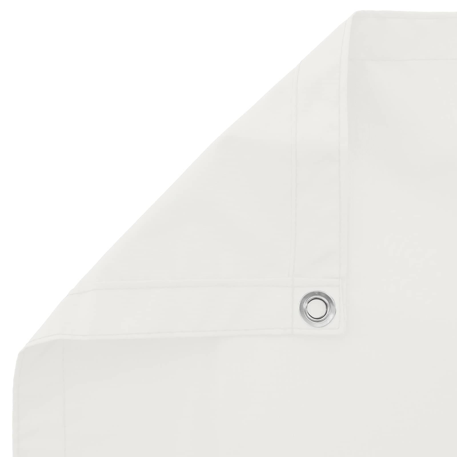 Balkonsichtschutz Weiß 100 x 300 cm Oxford-Stoff