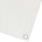 Balkonsichtschutz Weiß 100 x 600 cm Oxford-Stoff