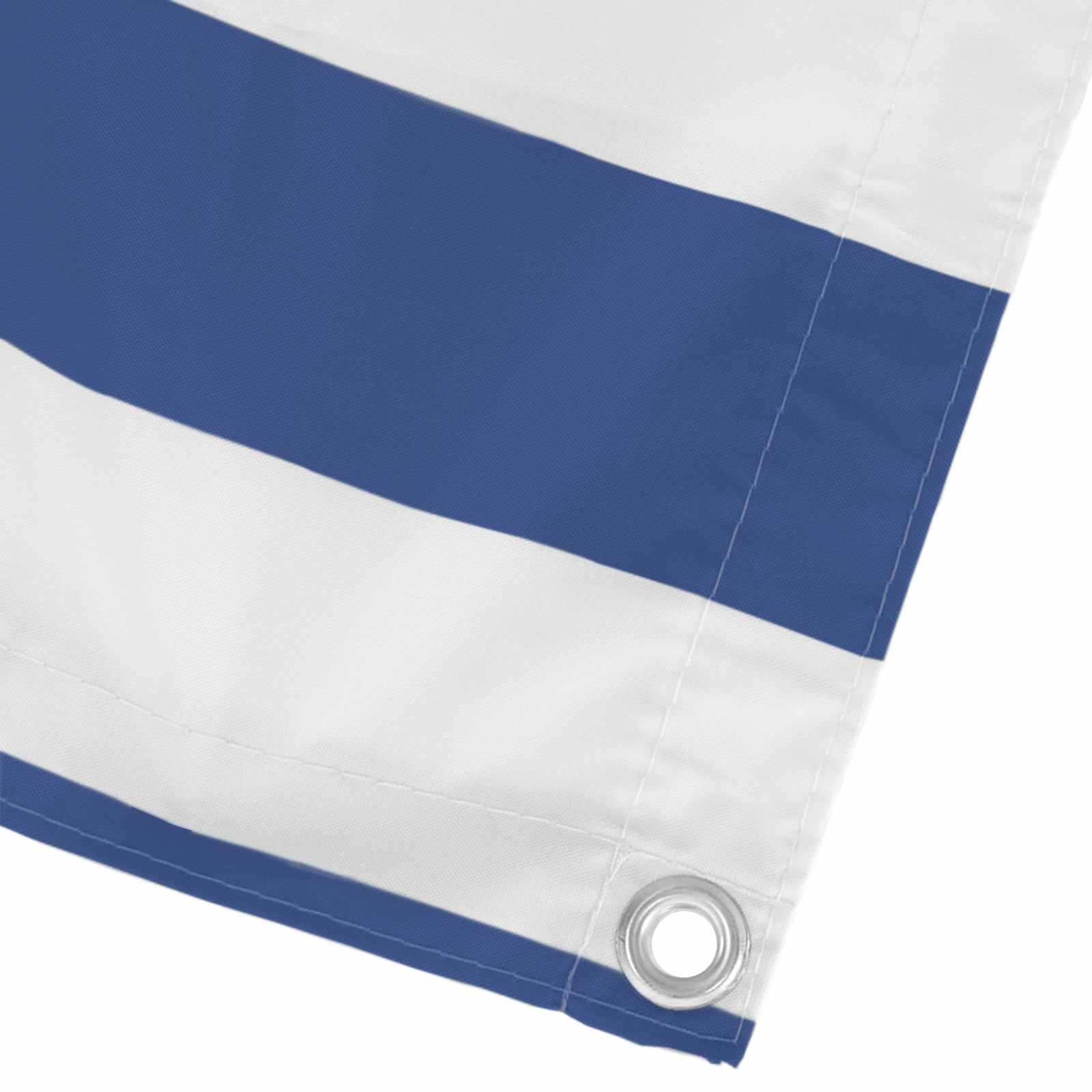 Balkonsichtschutz Blau und Weiß 100 x 1000 cm Oxford-Stoff