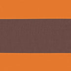 Balkonsichtschutz Orange und Braun 75 x 200 cm
