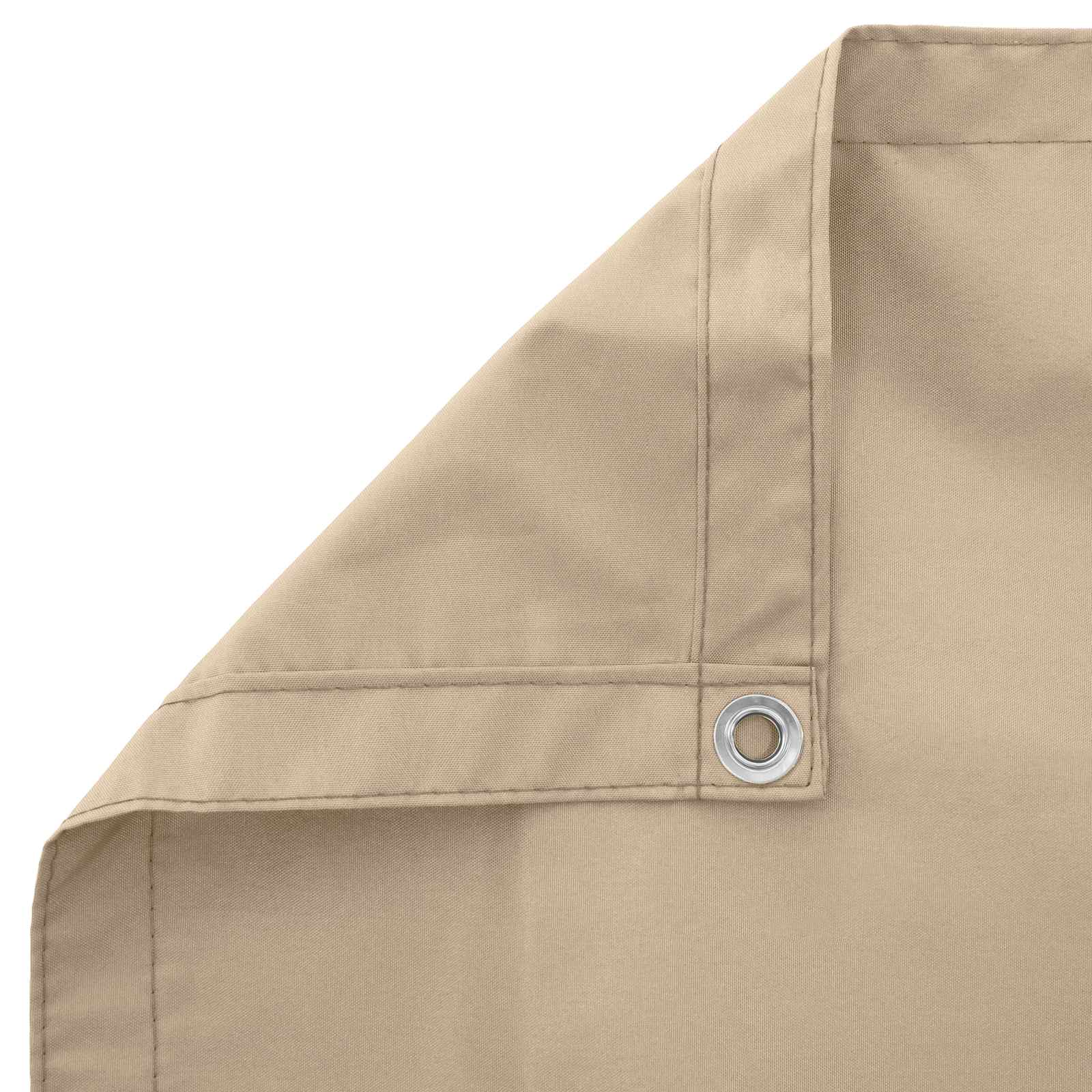 Balkonsichtschutz Beige 110 x 800 cm Oxford-Stoff