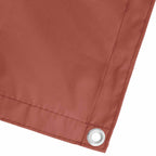 Balkonsichtschutz Terrakotta 110 x 700 cm Oxford-Stoff