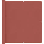 Balkonsichtschutz Terrakotta 110 x 1000 cm Oxford-Stoff