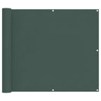 Balkonsichtschutz Dunkelgrün 100 x 800 cm Oxford-Stoff