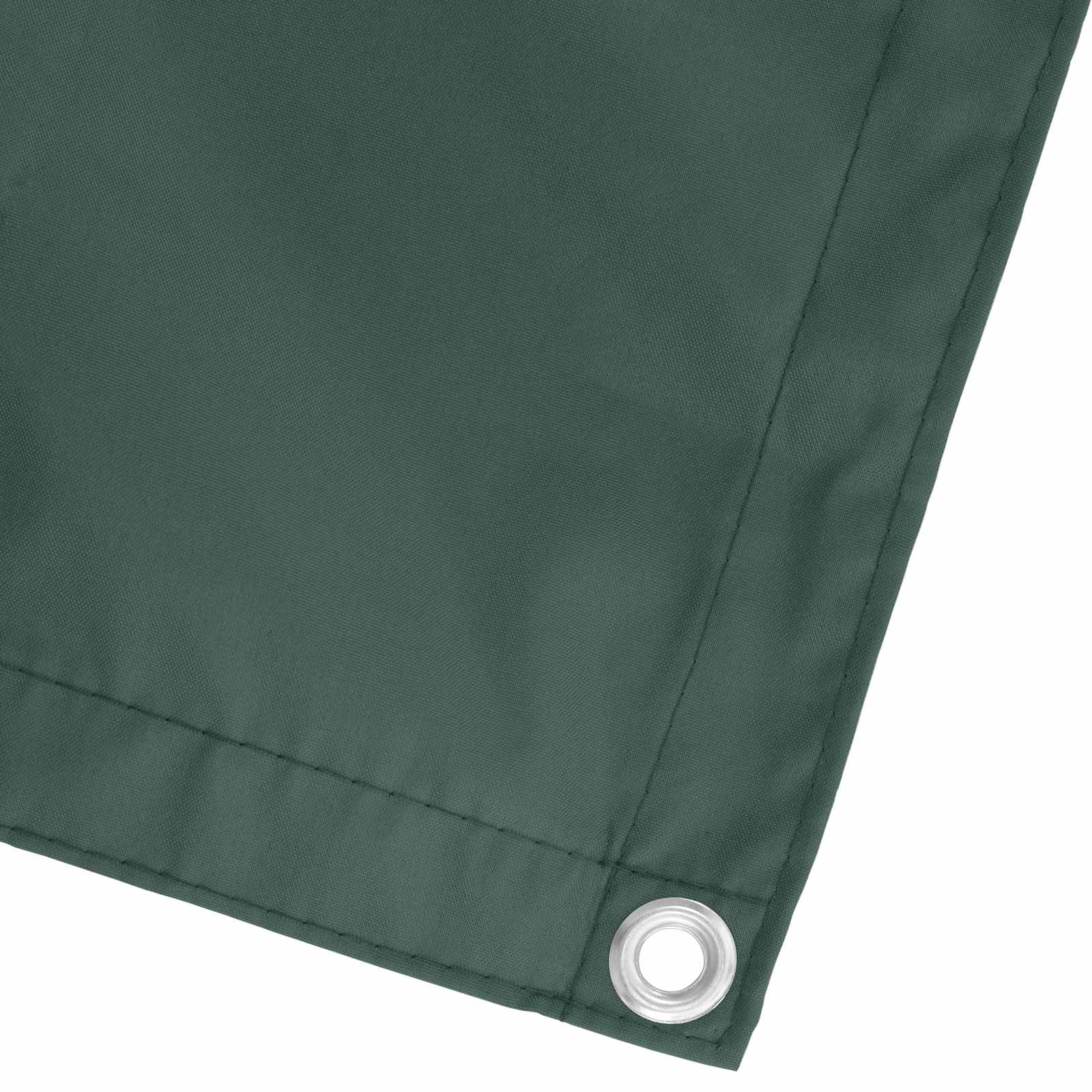 Balkonsichtschutz Dunkelgrün 110 x 800 cm Oxford-Stoff