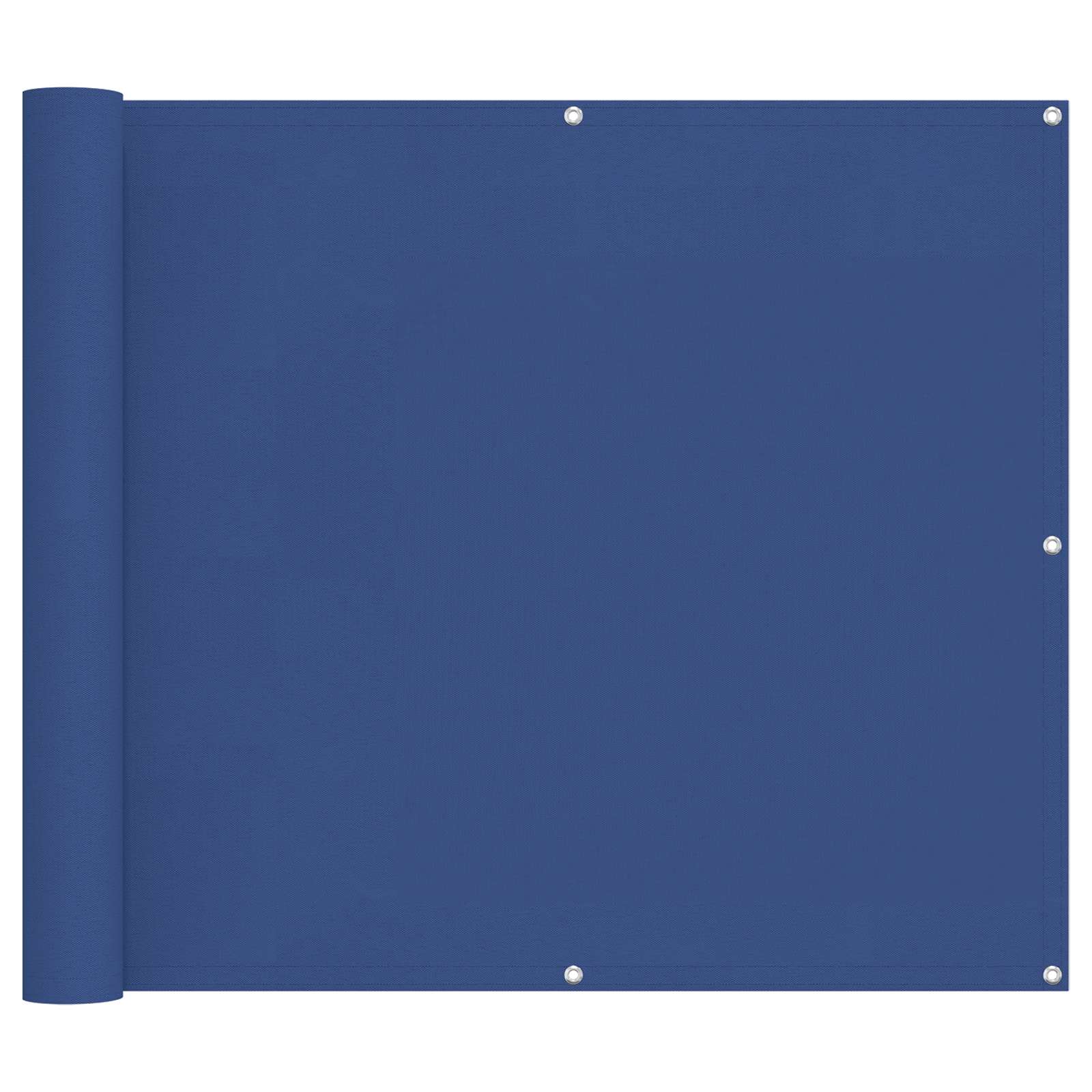 Balkonsichtschutz Blau 100 x 200 cm Oxford-Stoff