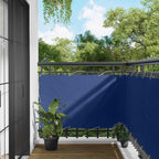 Balkonsichtschutz Blau 100 x 300 cm Oxford-Stoff