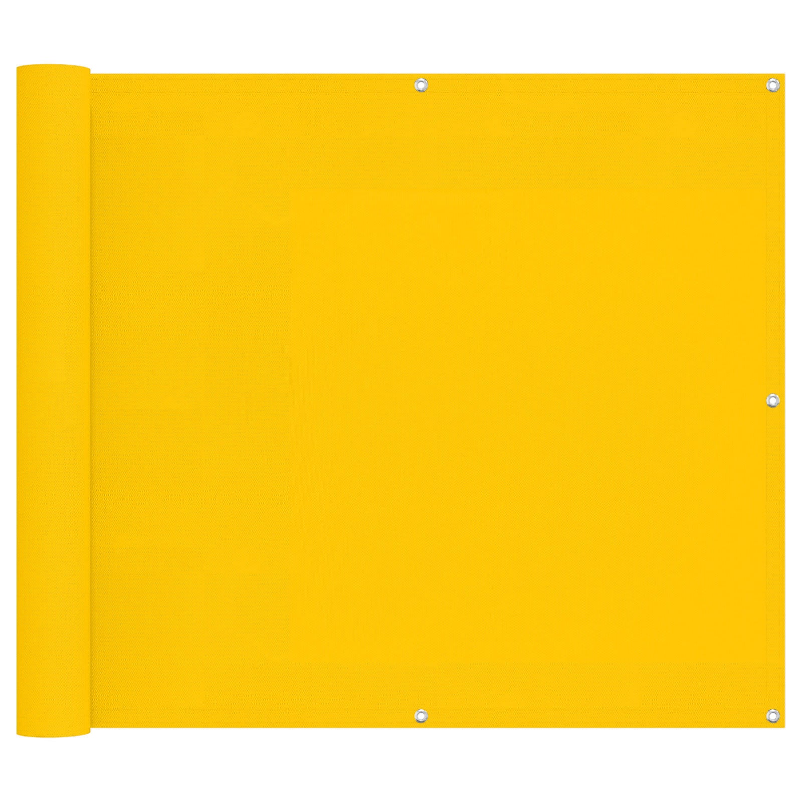 Balkonsichtschutz Gelb 100 x 600 cm Oxford-Stoff