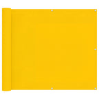 Balkonsichtschutz Gelb 100 x 700 cm Oxford-Stoff