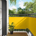 Balkonsichtschutz Gelb 100 x 800 cm Oxford-Stoff