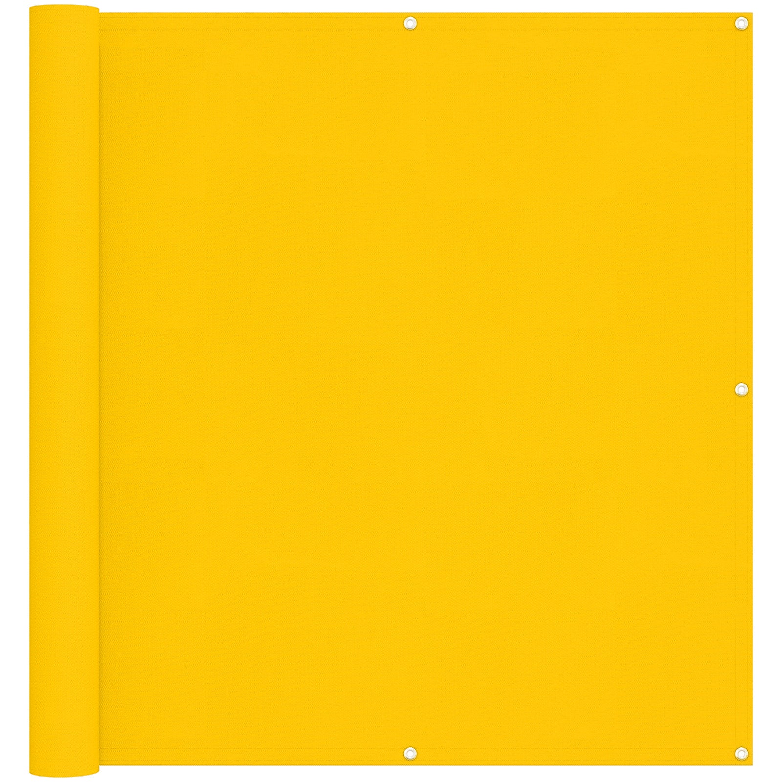 Balkonsichtschutz Gelb 110 x 200 cm Oxford-Stoff