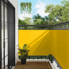 Balkonsichtschutz Gelb 110 x 400 cm Oxford-Stoff