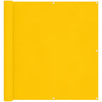 Balkonsichtschutz Gelb 110 x 600 cm Oxford-Stoff