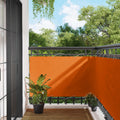 Balkonsichtschutz Orange 90 x 200 cm Oxford-Stoff