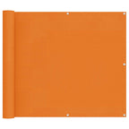 Balkonsichtschutz Orange 100 x 400 cm Oxford-Stoff